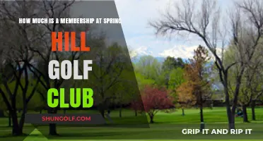 Spring Hill Golf Club Membership Cost: What You Need to Know