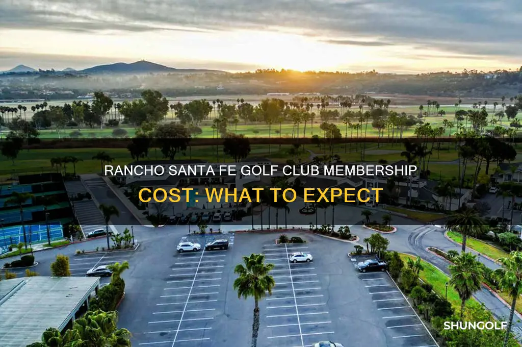 how much is a membership rancho santa fe golf club