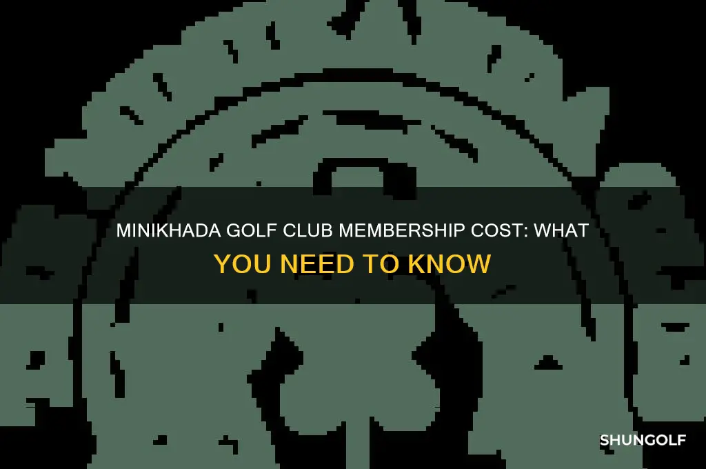 how much is a minikhada golf club membership