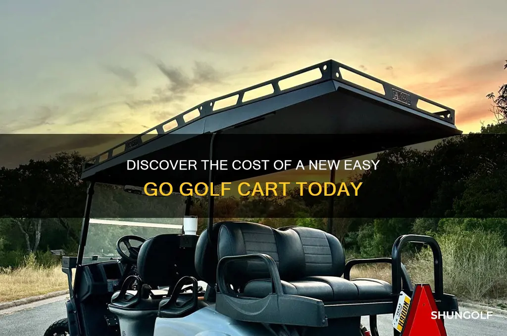 how much is a new easy go golf cart