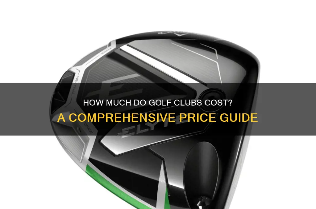how much is a pair of golf clubs