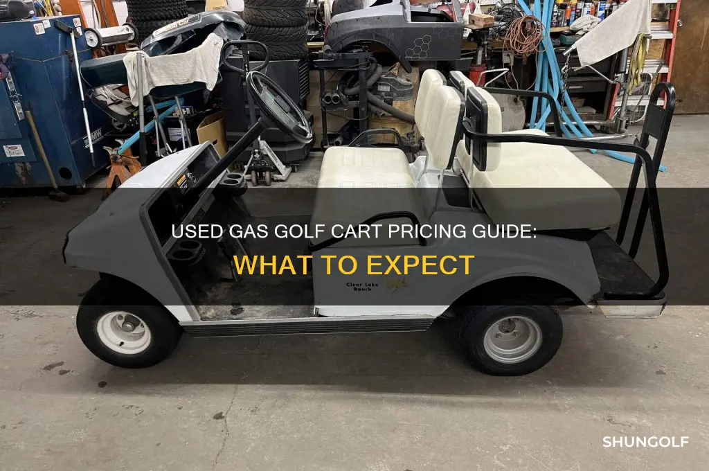 how much is a used gas golf cart