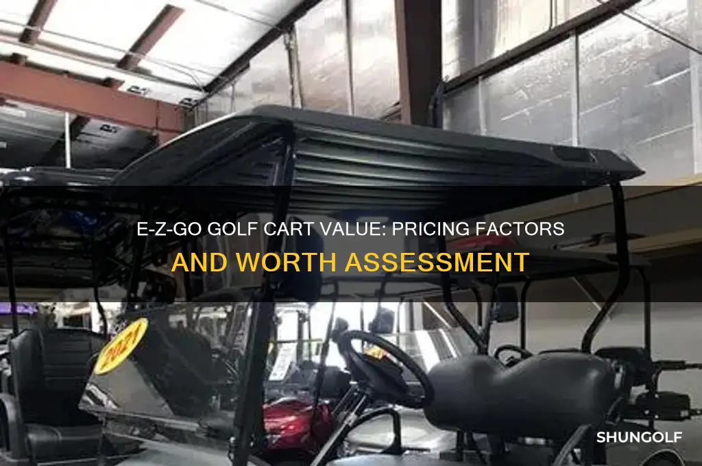 how much is an e-z-go golf cart worth