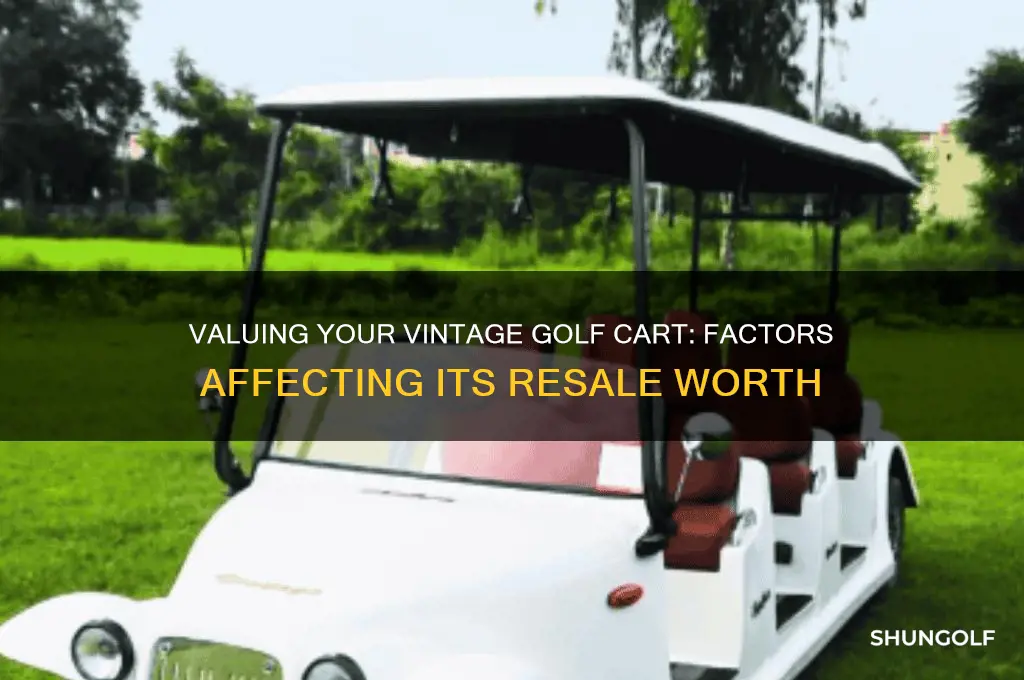 how much is an old golf cart worth