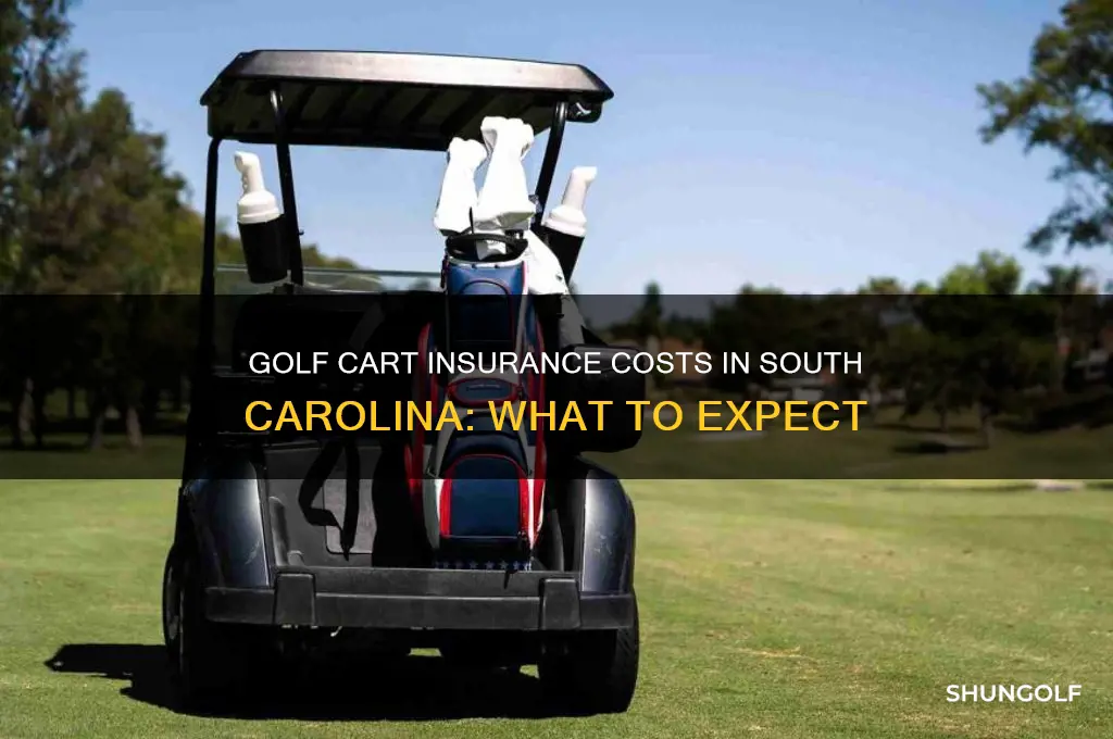 how much is golf cart insurance in south carolina