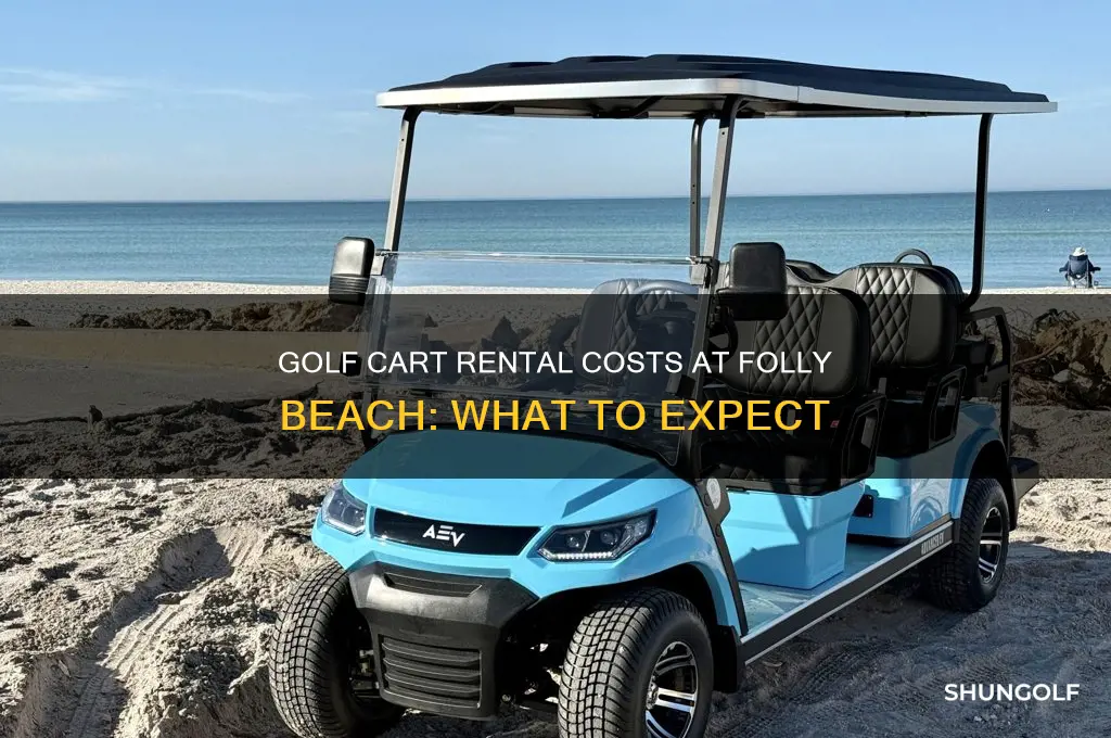how much is golf cart rental at folly beach