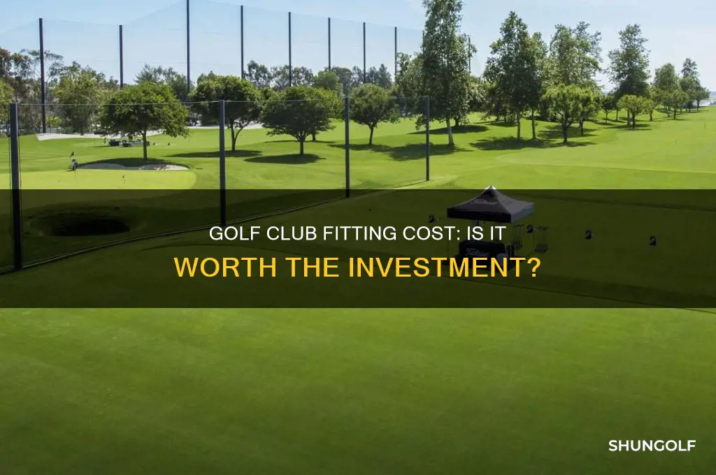 how much is golf club fitting
