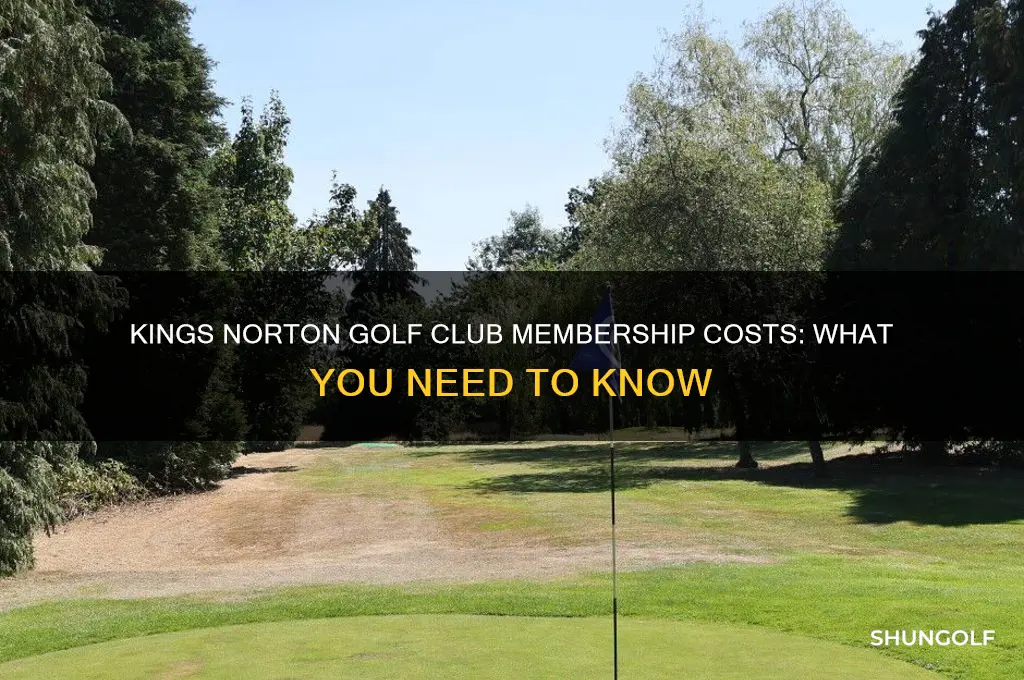 how much is it to join kings norton golf club