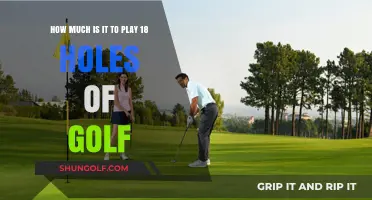 Exploring the Cost of Playing a Full Round of Golf
