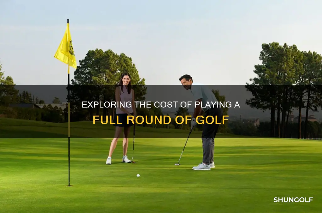 how much is it to play 18 holes of golf
