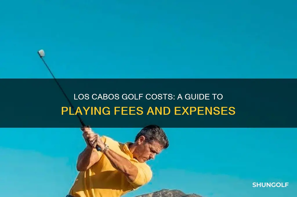 how much is it to play golf in los cabos