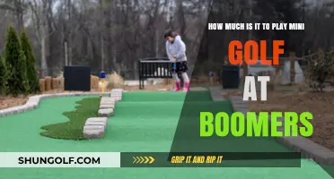 Mini Golf at Boomers: Cost and Fun for Everyone