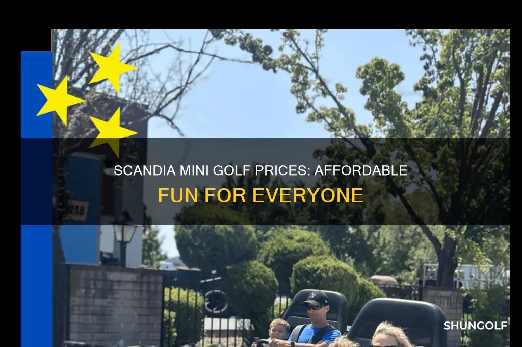 how much is it to play mini golf at scandia