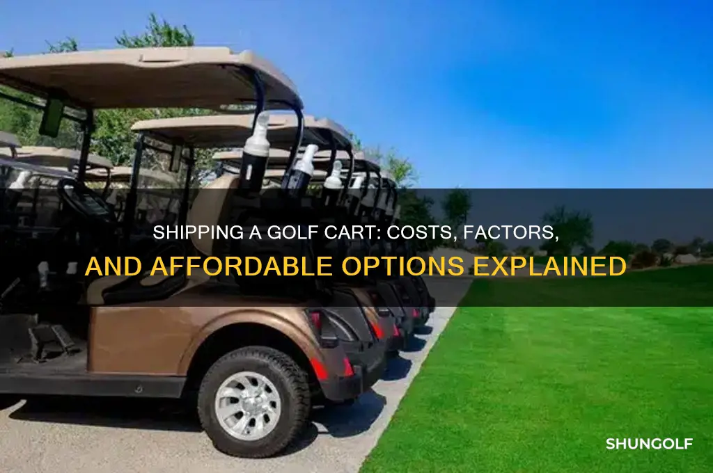 how much is it to ship a golf cart
