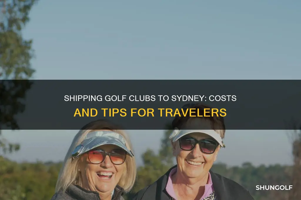 how much is it to ship golf clubs to sydney