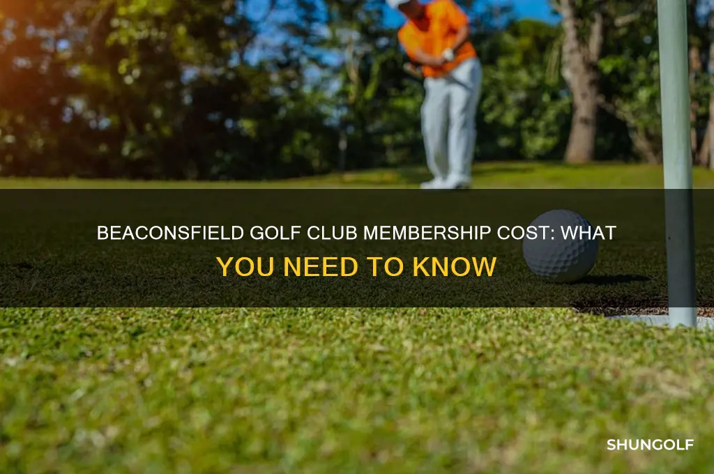 how much is membership at beaconsfield golf club