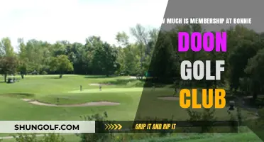 Bonnie Doon Golf Club Membership Cost: What You Need to Know