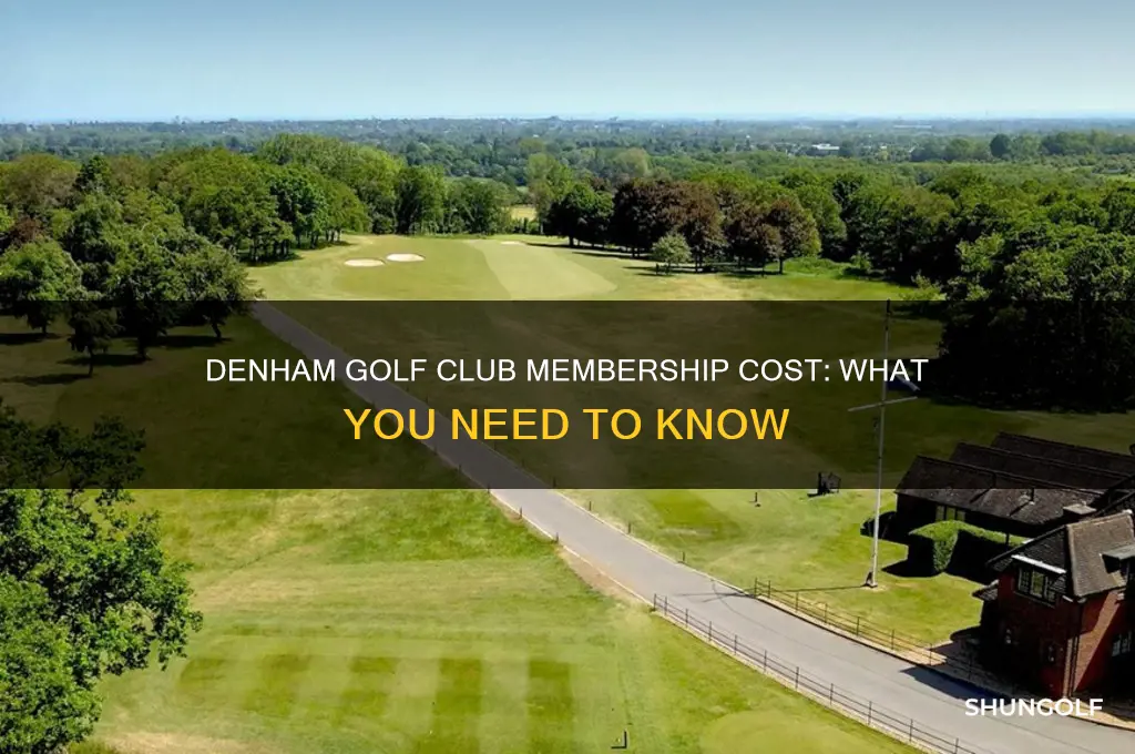 how much is membership at denham golf club