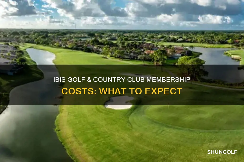 how much is membership at ibis golf and country club
