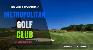 Metropolitan Golf Club Membership Cost: What to Expect