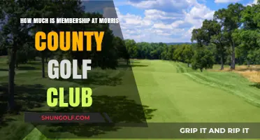 Morris County Golf Club Membership Cost: What to Expect