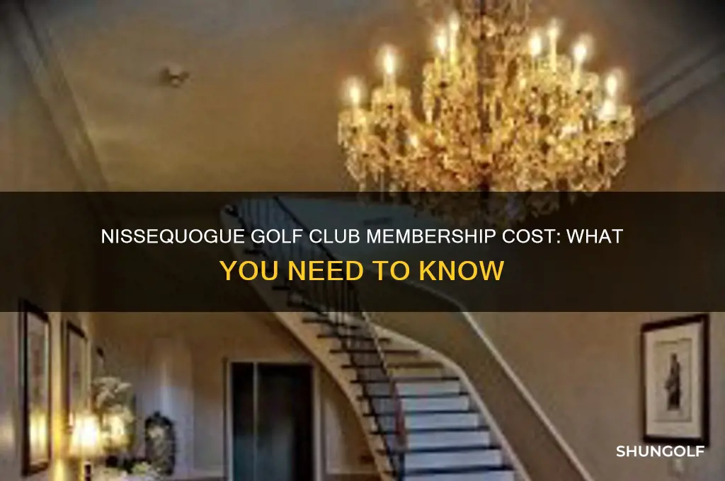 how much is membership at nissequogue golf club