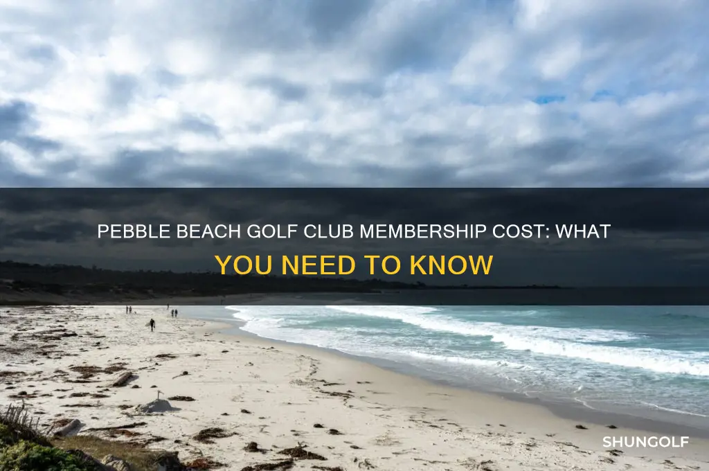 how much is membership at pebble beach golf club