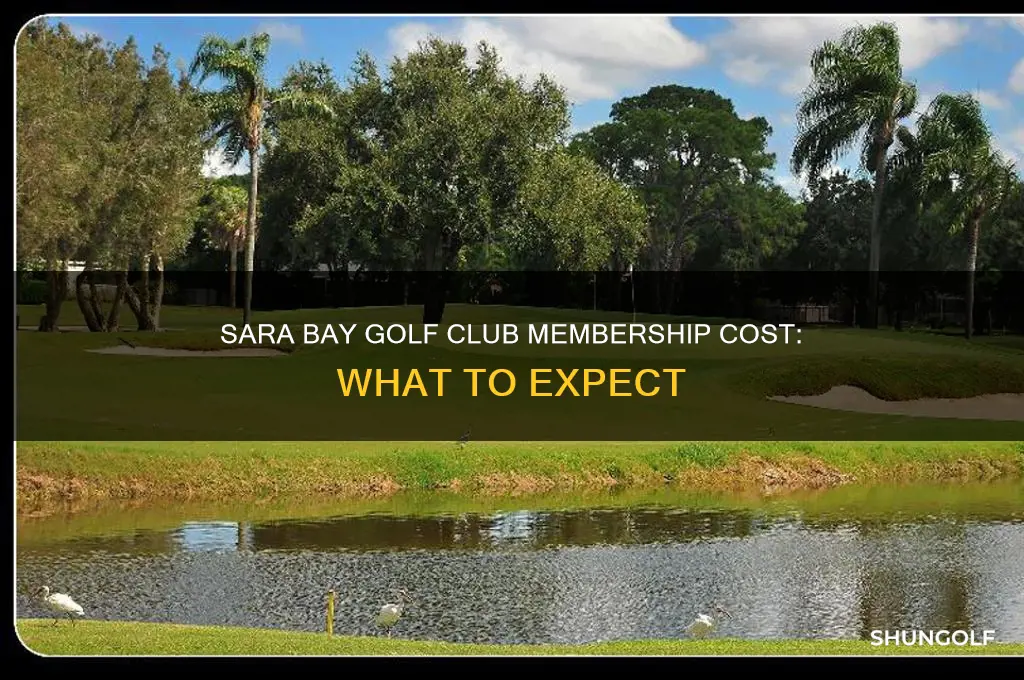 how much is membership at sara bay golf club