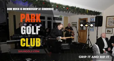 Sundridge Park Golf Club Membership Costs: What You Need to Know