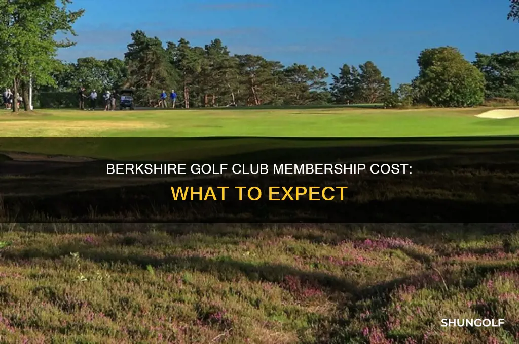 how much is membership at the berkshire golf club