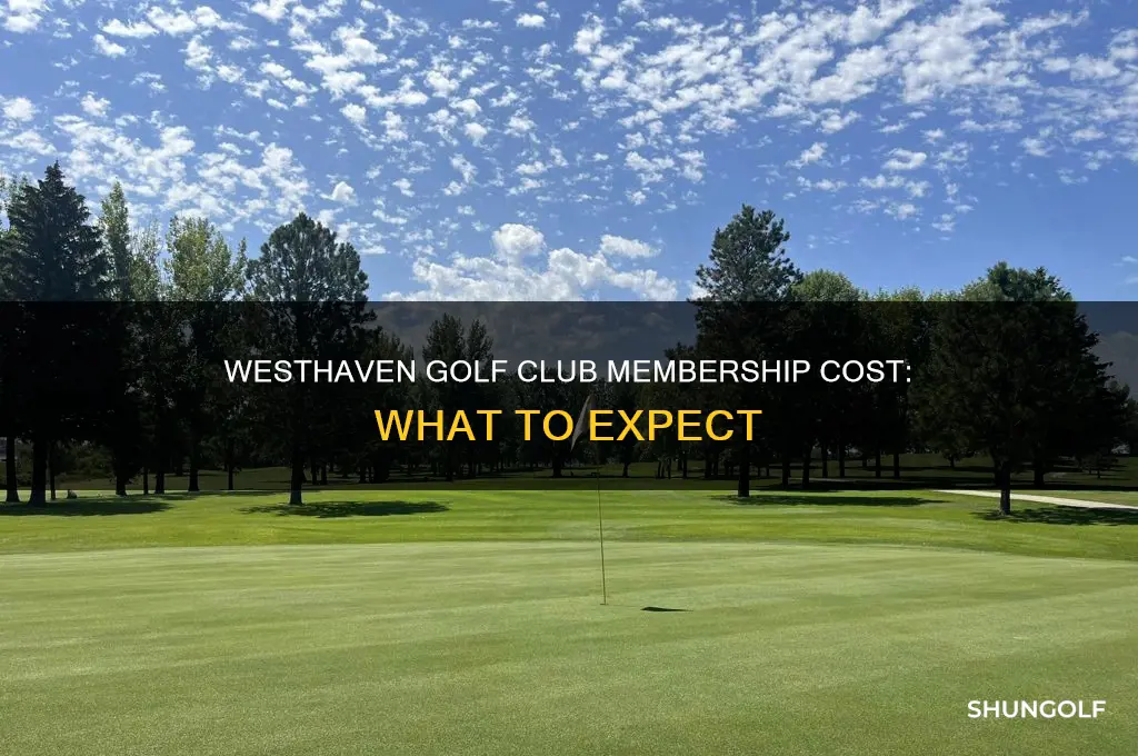how much is membership at westhaven golf club