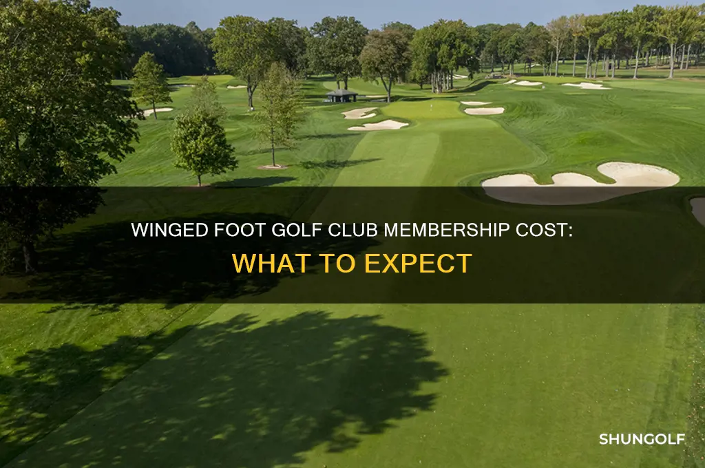 how much is membership at winged foot golf club
