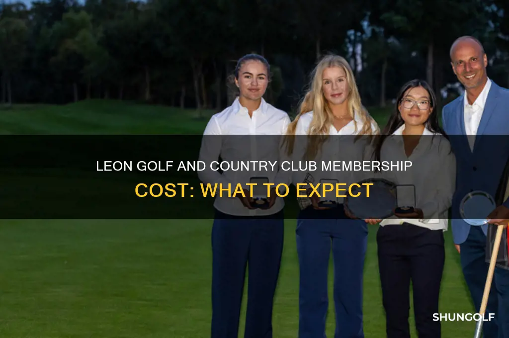 how much is membership to leon golf and country club