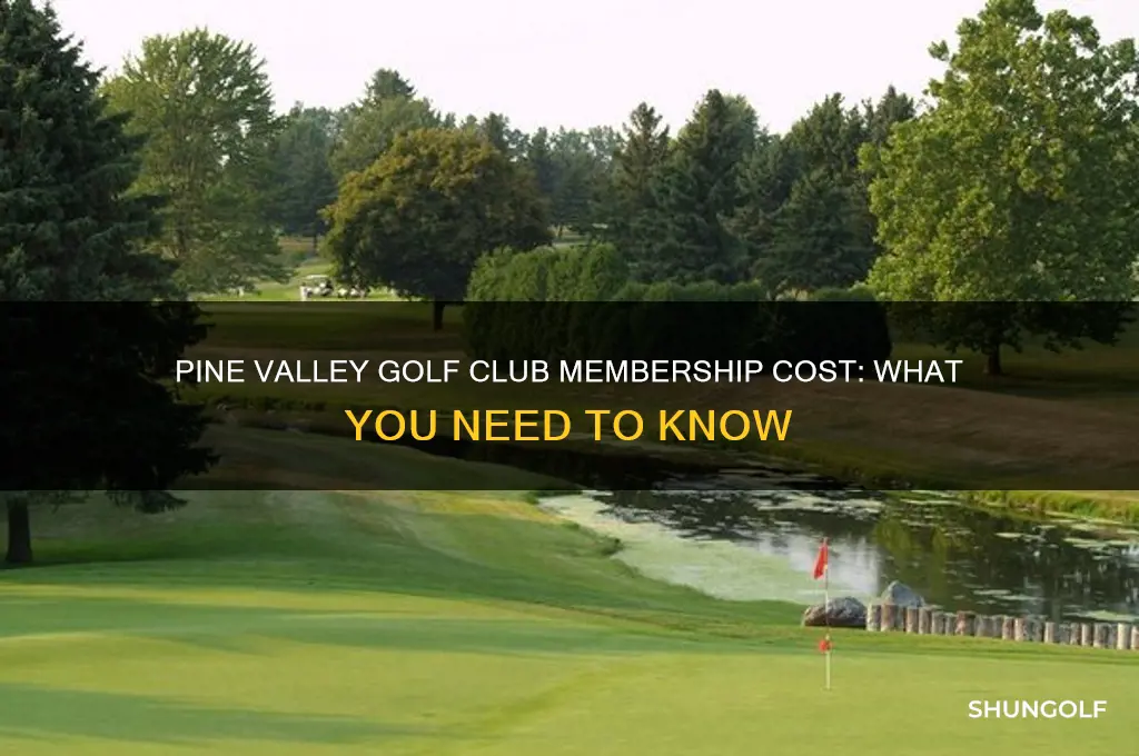 how much is pine valley golf club membership cost