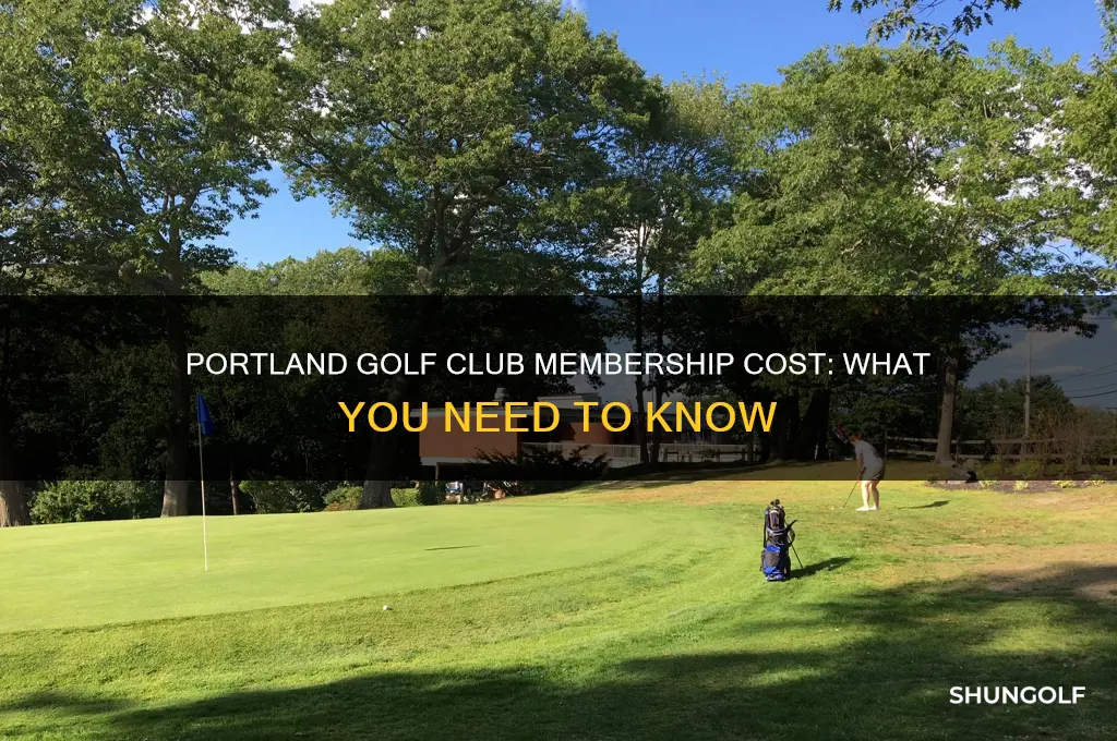 how much is portland golf club membership