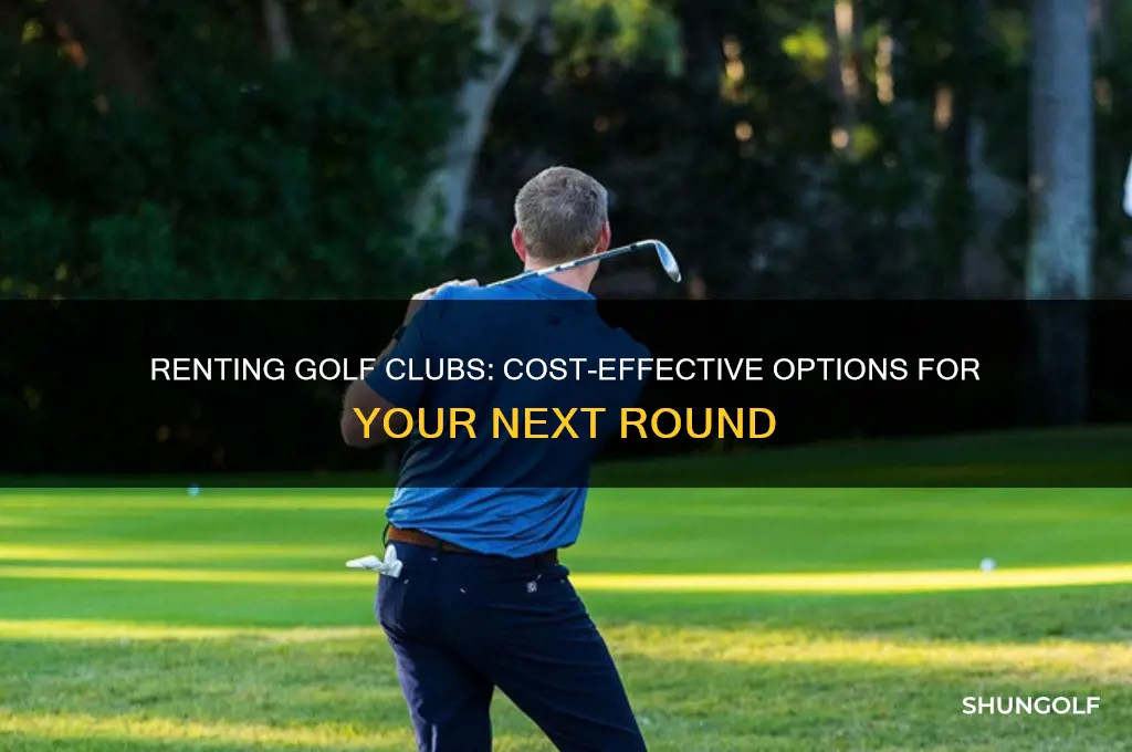 how much is renting golf clubs