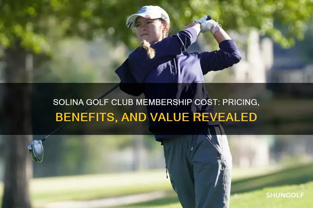 how much is solina golf club membership