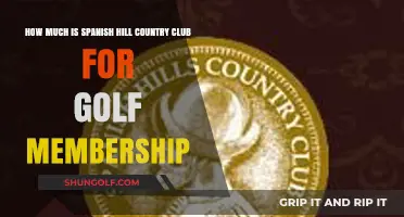 Spanish Hill Country Club Golf Membership Costs: What to Expect