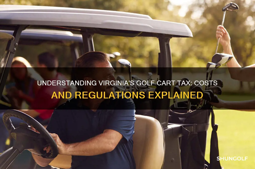 how much is tax on a golf cart in virginia