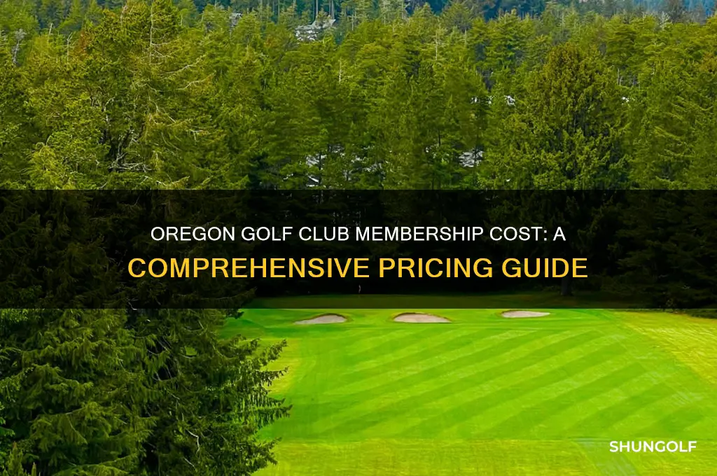 how much is the oregon golf club