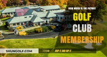 Discover the Cost of Patriot Golf Club Membership Today
