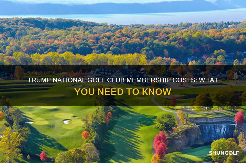 how much is trump national golf club membership
