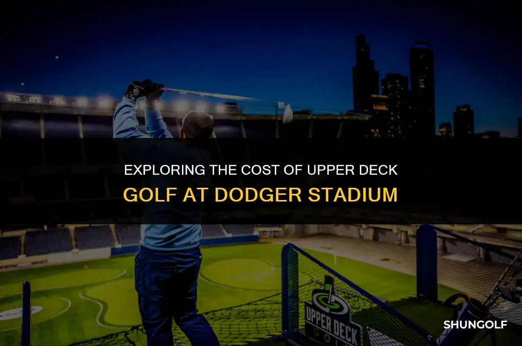how much is upper deck golf at dodger stadium