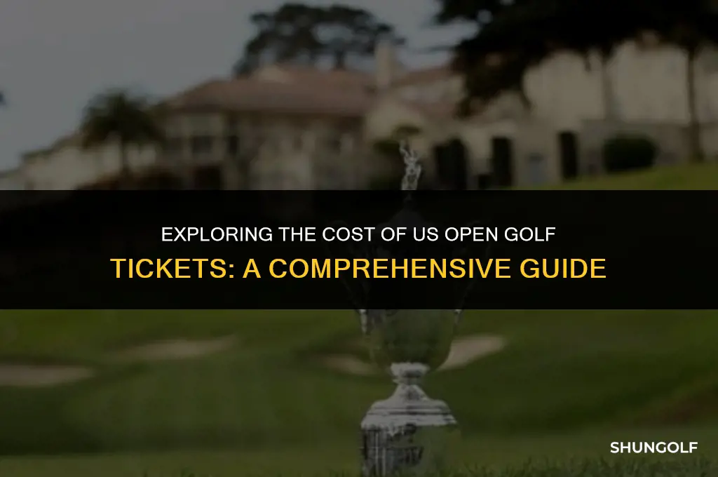 how much is us open golf tickets