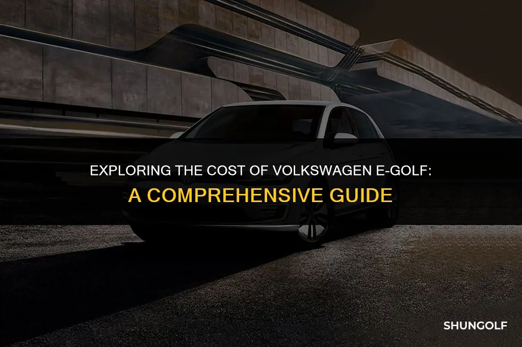 how much is volkswagen e golf