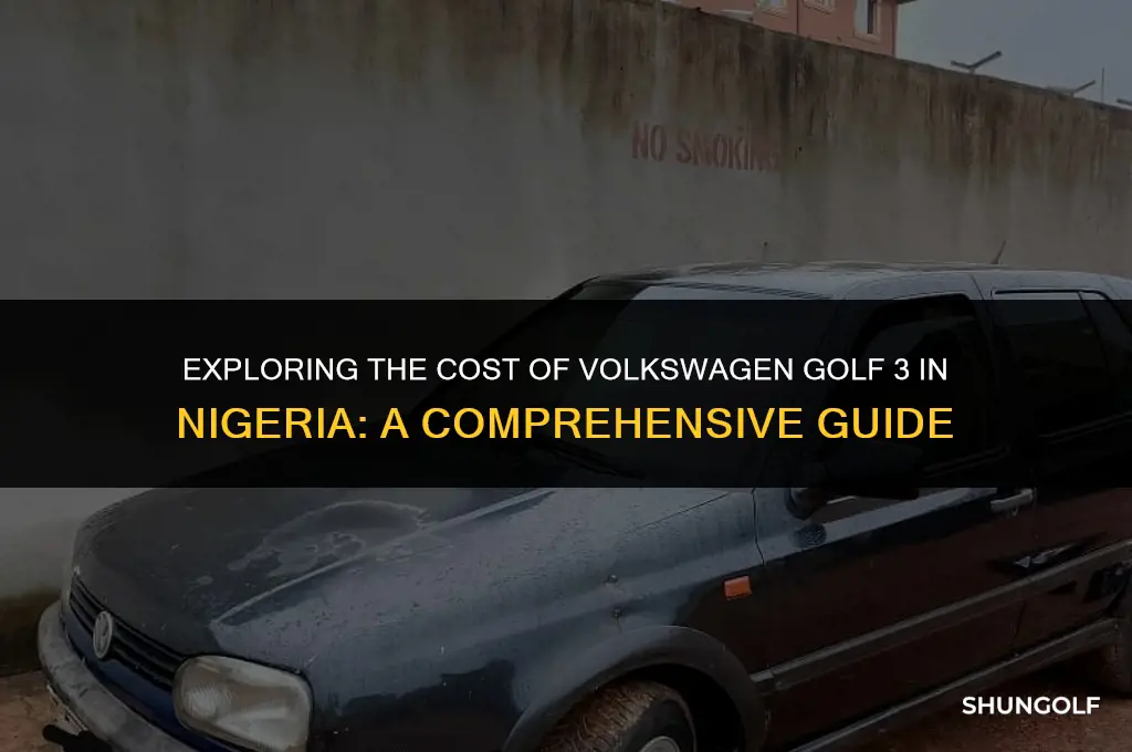 how much is volkswagen golf 3 in nigeria