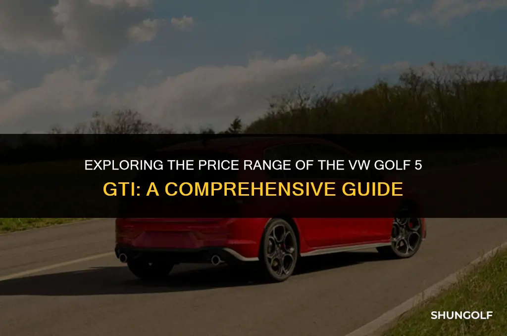how much is vw golf 5 gti