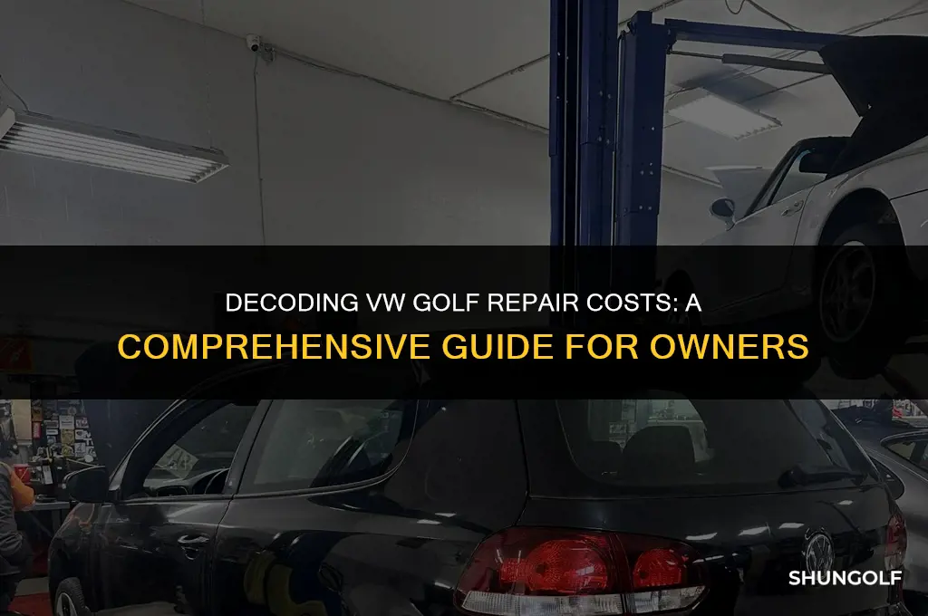 how much is vw golf repair cost