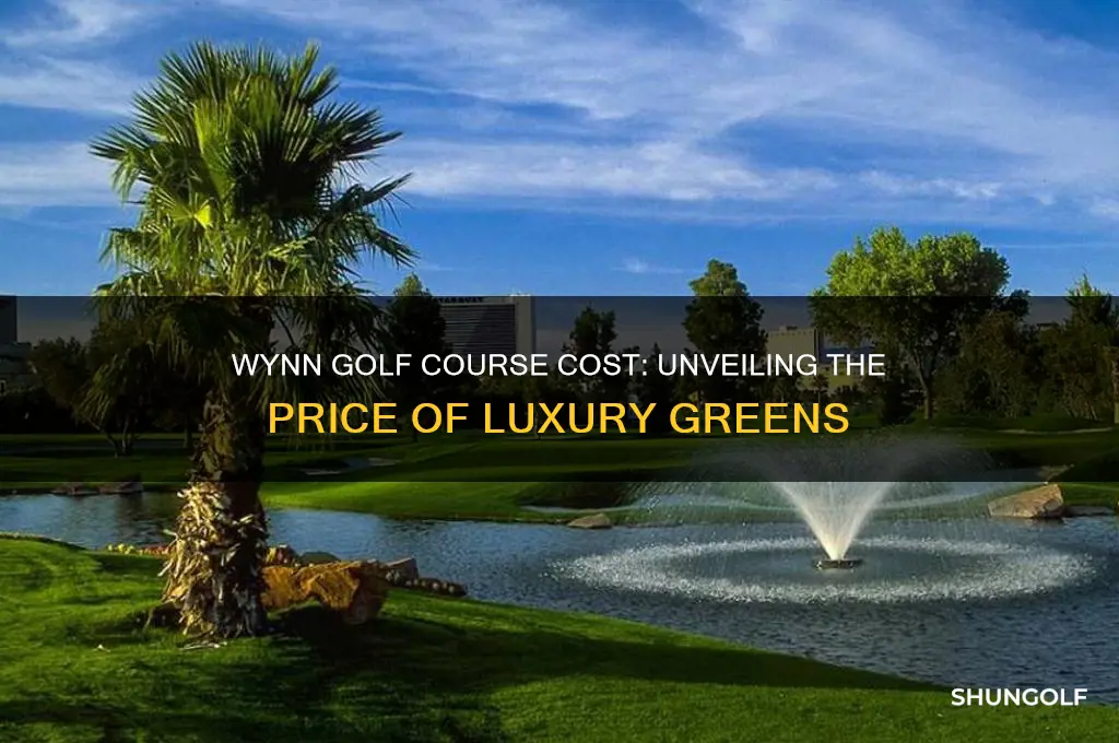 how much is wynn golf course