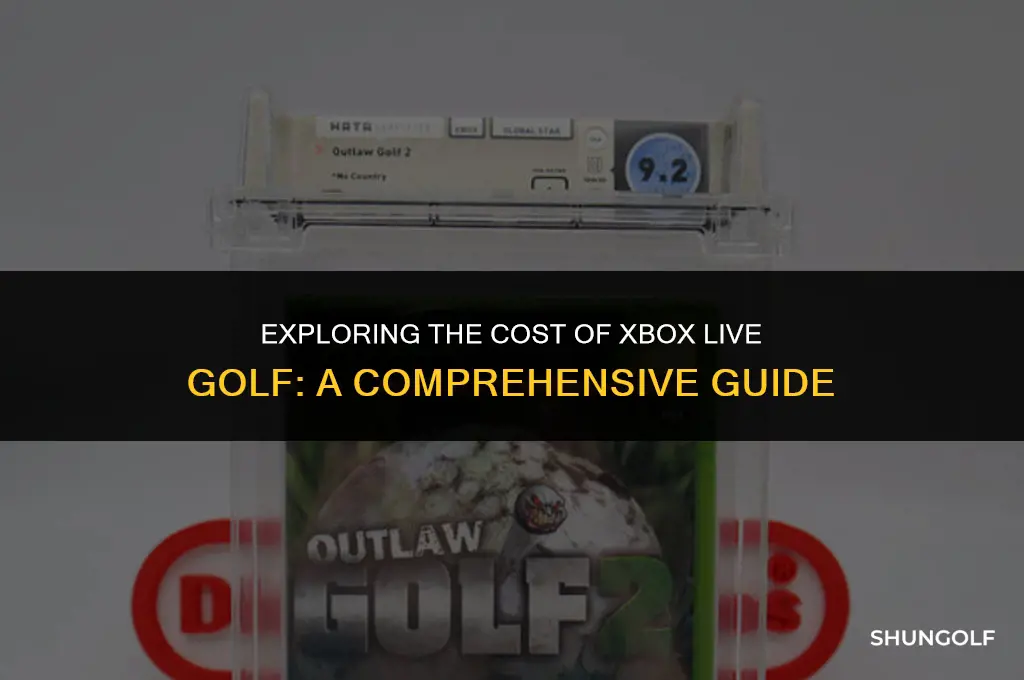how much is xbox live golf